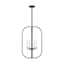 Six Light Chandelier<br /><span style="color:#4AB0CE;">Entrega: 4-10 dias en USA</span><br /><span style="color:#4AB0CE;font-size:60%;">PREGUNTE POR ENTREGA EN PANAMA</span><br />Collection: Loretto<br />Finish: Midnight Black