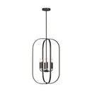 Six Light Chandelier<br /><span style="color:#4AB0CE;">Entrega: 4-10 dias en USA</span><br /><span style="color:#4AB0CE;font-size:60%;">PREGUNTE POR ENTREGA EN PANAMA</span><br />Collection: Loretto<br />Finish: Midnight Black