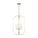 Six Light Chandelier<br /><span style="color:#4AB0CE;">Entrega: 4-10 dias en USA</span><br /><span style="color:#4AB0CE;font-size:60%;">PREGUNTE POR ENTREGA EN PANAMA</span><br />Collection: Loretto<br />Finish: Satin Brass