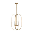 Six Light Chandelier<br /><span style="color:#4AB0CE;">Entrega: 4-10 dias en USA</span><br /><span style="color:#4AB0CE;font-size:60%;">PREGUNTE POR ENTREGA EN PANAMA</span><br />Collection: Loretto<br />Finish: Satin Brass
