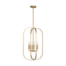 Six Light Chandelier<br /><span style="color:#4AB0CE;">Entrega: 4-10 dias en USA</span><br /><span style="color:#4AB0CE;font-size:60%;">PREGUNTE POR ENTREGA EN PANAMA</span><br />Collection: Loretto<br />Finish: Satin Brass