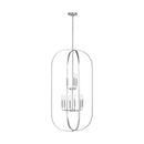 Nine Light Chandelier<br /><span style="color:#4AB0CE;">Entrega: 4-10 dias en USA</span><br /><span style="color:#4AB0CE;font-size:60%;">PREGUNTE POR ENTREGA EN PANAMA</span><br />Collection: Loretto<br />Finish: Brushed Nickel