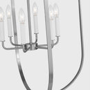 Nine Light Chandelier<br /><span style="color:#4AB0CE;">Entrega: 4-10 dias en USA</span><br /><span style="color:#4AB0CE;font-size:60%;">PREGUNTE POR ENTREGA EN PANAMA</span><br />Collection: Loretto<br />Finish: Brushed Nickel