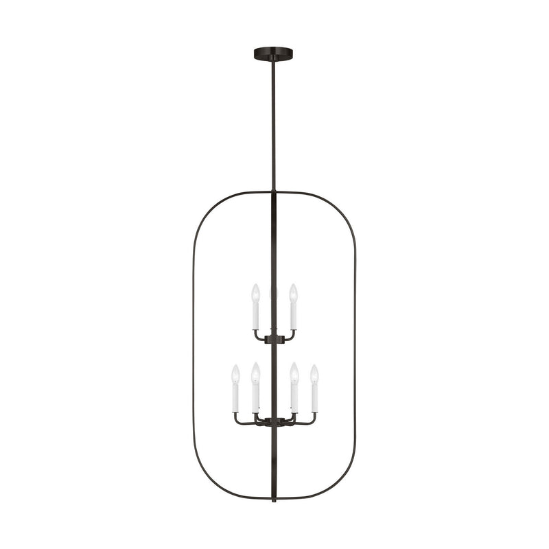 Nine Light Chandelier<br /><span style="color:#4AB0CE;">Entrega: 4-10 dias en USA</span><br /><span style="color:#4AB0CE;font-size:60%;">PREGUNTE POR ENTREGA EN PANAMA</span><br />Collection: Loretto<br />Finish: Midnight Black