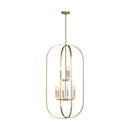Nine Light Chandelier<br /><span style="color:#4AB0CE;">Entrega: 4-10 dias en USA</span><br /><span style="color:#4AB0CE;font-size:60%;">PREGUNTE POR ENTREGA EN PANAMA</span><br />Collection: Loretto<br />Finish: Satin Brass