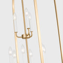 Nine Light Chandelier<br /><span style="color:#4AB0CE;">Entrega: 4-10 dias en USA</span><br /><span style="color:#4AB0CE;font-size:60%;">PREGUNTE POR ENTREGA EN PANAMA</span><br />Collection: Loretto<br />Finish: Satin Brass