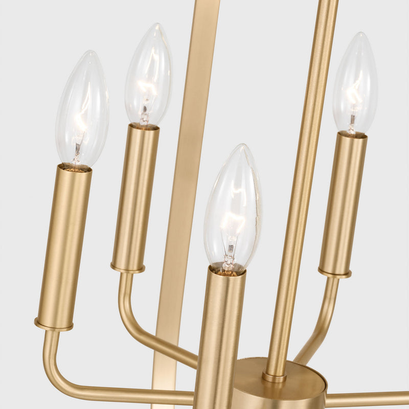 Nine Light Chandelier<br /><span style="color:#4AB0CE;">Entrega: 4-10 dias en USA</span><br /><span style="color:#4AB0CE;font-size:60%;">PREGUNTE POR ENTREGA EN PANAMA</span><br />Collection: Loretto<br />Finish: Satin Brass