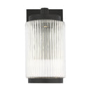 One Light Outdoor Wall Lantern<br /><span style="color:#4AB0CE;">Entrega: 4-10 dias en USA</span><br /><span style="color:#4AB0CE;font-size:60%;">PREGUNTE POR ENTREGA EN PANAMA</span><br />Collection: Ronde<br />Finish: Textured Black