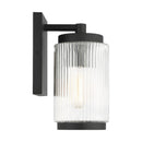 One Light Outdoor Wall Lantern<br /><span style="color:#4AB0CE;">Entrega: 4-10 dias en USA</span><br /><span style="color:#4AB0CE;font-size:60%;">PREGUNTE POR ENTREGA EN PANAMA</span><br />Collection: Ronde<br />Finish: Textured Black