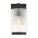 One Light Outdoor Wall Lantern<br /><span style="color:#4AB0CE;">Entrega: 3-4 semanas en USA</span><br /><span style="color:#4AB0CE;font-size:60%;">PREGUNTE POR ENTREGA EN PANAMA</span><br />Collection: Ronde<br />Finish: Textured Black