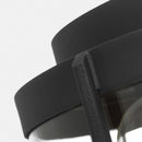 Generation Lighting - GLO1132C-TXB - Flush Mount - Luning - Textured Black