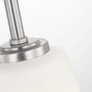 One Light Mini-Pendant<br /><span style="color:#4AB0CE;">Entrega: 4-10 dias en USA</span><br /><span style="color:#4AB0CE;font-size:60%;">PREGUNTE POR ENTREGA EN PANAMA</span><br />Collection: Miles<br />Finish: Brushed Nickel