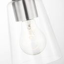 One Light Mini-Pendant<br /><span style="color:#4AB0CE;">Entrega: 4-10 dias en USA</span><br /><span style="color:#4AB0CE;font-size:60%;">PREGUNTE POR ENTREGA EN PANAMA</span><br />Collection: Miles<br />Finish: Brushed Nickel