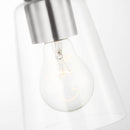 One Light Mini-Pendant<br /><span style="color:#4AB0CE;">Entrega: 4-10 dias en USA</span><br /><span style="color:#4AB0CE;font-size:60%;">PREGUNTE POR ENTREGA EN PANAMA</span><br />Collection: Miles<br />Finish: Brushed Nickel
