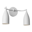 Two Light Vanity<br /><span style="color:#4AB0CE;">Entrega: 4-10 dias en USA</span><br /><span style="color:#4AB0CE;font-size:60%;">PREGUNTE POR ENTREGA EN PANAMA</span><br />Collection: Maya<br />Finish: Matte White