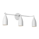 Three Light Vanity<br /><span style="color:#4AB0CE;">Entrega: 4-10 dias en USA</span><br /><span style="color:#4AB0CE;font-size:60%;">PREGUNTE POR ENTREGA EN PANAMA</span><br />Collection: Maya<br />Finish: Matte White
