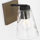 Generation Lighting - GLV1111MBKCRO - Vanity - Dunton - Midnight Black