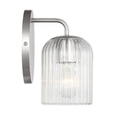 Wall Sconce<br /><span style="color:#4AB0CE;">Entrega: 4-10 dias en USA</span><br /><span style="color:#4AB0CE;font-size:60%;">PREGUNTE POR ENTREGA EN PANAMA</span><br />Collection: Eisele<br />Finish: Brushed Nickel