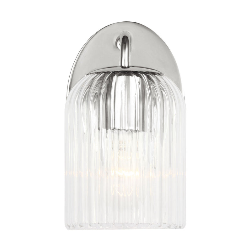 Wall Sconce<br /><span style="color:#4AB0CE;">Entrega: 4-10 dias en USA</span><br /><span style="color:#4AB0CE;font-size:60%;">PREGUNTE POR ENTREGA EN PANAMA</span><br />Collection: Eisele<br />Finish: Chrome