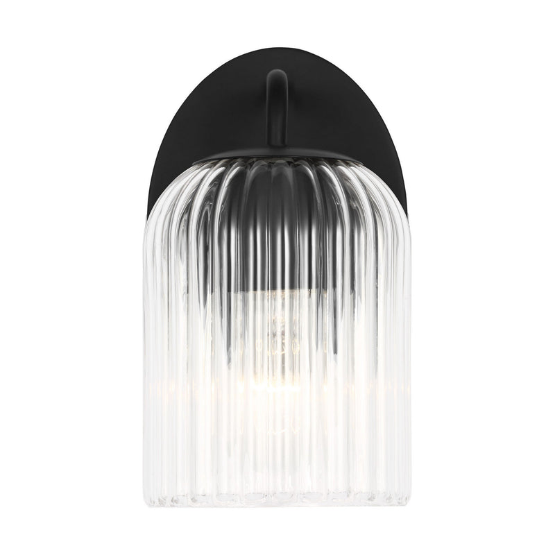 Wall Sconce<br /><span style="color:#4AB0CE;">Entrega: 2-3 semanas en USA</span><br /><span style="color:#4AB0CE;font-size:60%;">PREGUNTE POR ENTREGA EN PANAMA</span><br />Collection: Eisele<br />Finish: Midnight Black
