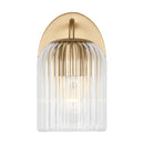 Wall Sconce<br /><span style="color:#4AB0CE;">Entrega: 13-14 semanas en USA</span><br /><span style="color:#4AB0CE;font-size:60%;">PREGUNTE POR ENTREGA EN PANAMA</span><br />Collection: Eisele<br />Finish: Satin Brass