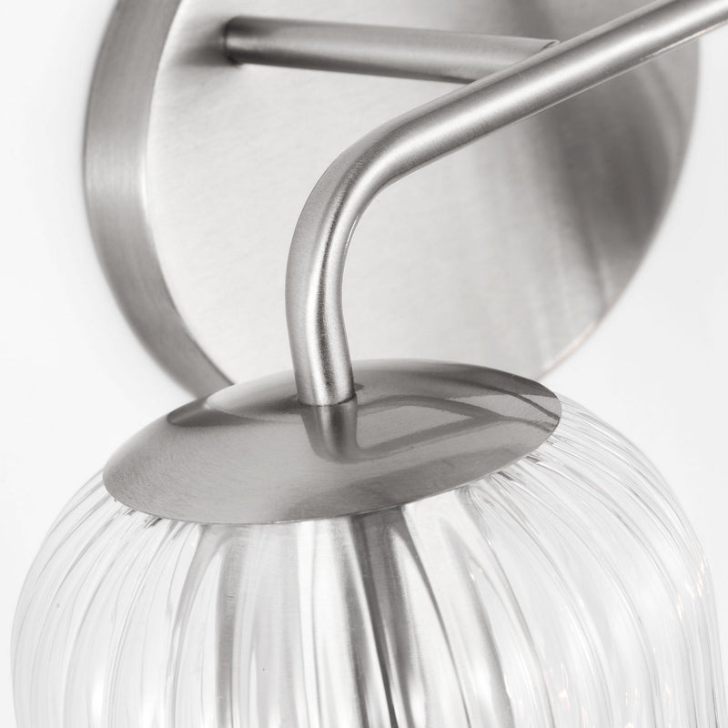 Two Light Vanity<br /><span style="color:#4AB0CE;">Entrega: 4-10 dias en USA</span><br /><span style="color:#4AB0CE;font-size:60%;">PREGUNTE POR ENTREGA EN PANAMA</span><br />Collection: Eisele<br />Finish: Brushed Nickel