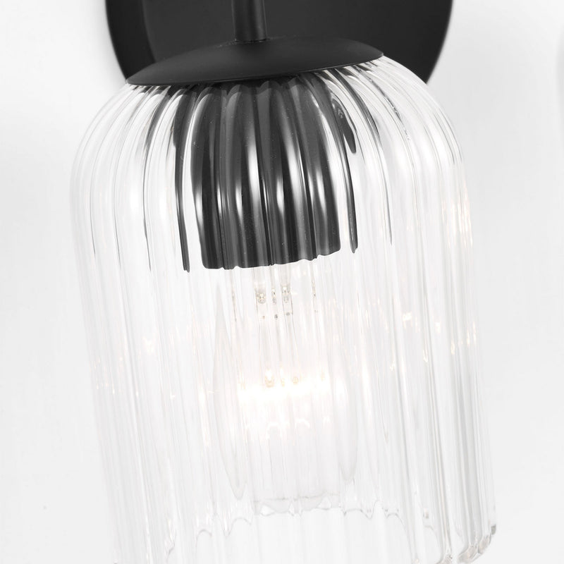 Two Light Vanity<br /><span style="color:#4AB0CE;">Entrega: 4-10 dias en USA</span><br /><span style="color:#4AB0CE;font-size:60%;">PREGUNTE POR ENTREGA EN PANAMA</span><br />Collection: Eisele<br />Finish: Midnight Black