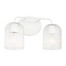 Two Light Vanity<br /><span style="color:#4AB0CE;">Entrega: 4-10 dias en USA</span><br /><span style="color:#4AB0CE;font-size:60%;">PREGUNTE POR ENTREGA EN PANAMA</span><br />Collection: Eisele<br />Finish: Matte White