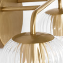 Two Light Vanity<br /><span style="color:#4AB0CE;">Entrega: 4-10 dias en USA</span><br /><span style="color:#4AB0CE;font-size:60%;">PREGUNTE POR ENTREGA EN PANAMA</span><br />Collection: Eisele<br />Finish: Satin Brass