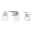 Three Light Vanity<br /><span style="color:#4AB0CE;">Entrega: 4-10 dias en USA</span><br /><span style="color:#4AB0CE;font-size:60%;">PREGUNTE POR ENTREGA EN PANAMA</span><br />Collection: Eisele<br />Finish: Brushed Nickel