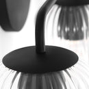 Generation Lighting - GLV1133MBK - Three Light Vanity - Eisele - Midnight Black