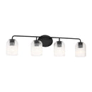Four Light Vanity<br /><span style="color:#4AB0CE;">Entrega: 4-10 dias en USA</span><br /><span style="color:#4AB0CE;font-size:60%;">PREGUNTE POR ENTREGA EN PANAMA</span><br />Collection: Eisele<br />Finish: Midnight Black