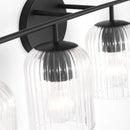 Four Light Vanity<br /><span style="color:#4AB0CE;">Entrega: 4-10 dias en USA</span><br /><span style="color:#4AB0CE;font-size:60%;">PREGUNTE POR ENTREGA EN PANAMA</span><br />Collection: Eisele<br />Finish: Midnight Black
