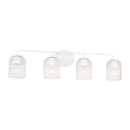Four Light Vanity<br /><span style="color:#4AB0CE;">Entrega: 4-10 dias en USA</span><br /><span style="color:#4AB0CE;font-size:60%;">PREGUNTE POR ENTREGA EN PANAMA</span><br />Collection: Eisele<br />Finish: Matte White