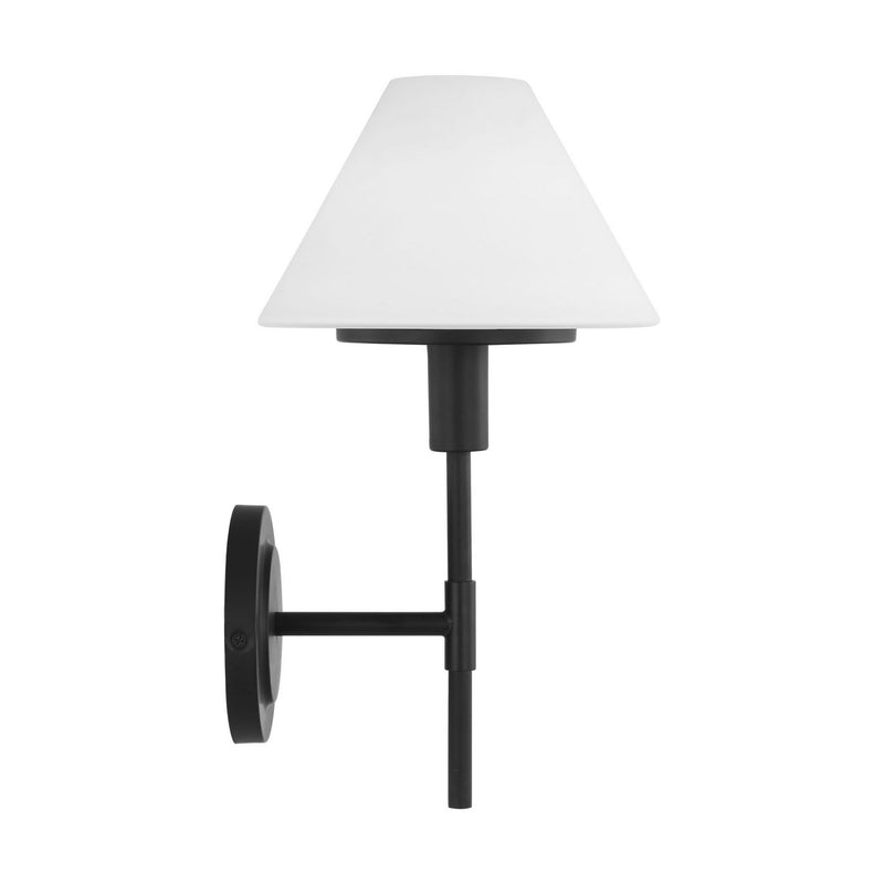 Wall Sconce<br /><span style="color:#4AB0CE;">Entrega: 4-10 dias en USA</span><br /><span style="color:#4AB0CE;font-size:60%;">PREGUNTE POR ENTREGA EN PANAMA</span><br />Collection: Mendota<br />Finish: Midnight Black