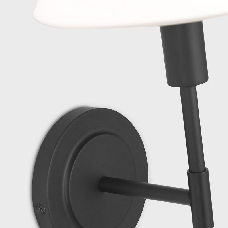 Wall Sconce<br /><span style="color:#4AB0CE;">Entrega: 4-10 dias en USA</span><br /><span style="color:#4AB0CE;font-size:60%;">PREGUNTE POR ENTREGA EN PANAMA</span><br />Collection: Mendota<br />Finish: Midnight Black