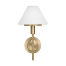 Wall Sconce<br /><span style="color:#4AB0CE;">Entrega: 4-10 dias en USA</span><br /><span style="color:#4AB0CE;font-size:60%;">PREGUNTE POR ENTREGA EN PANAMA</span><br />Collection: Mendota<br />Finish: Satin Brass