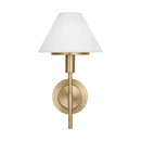 Wall Sconce<br /><span style="color:#4AB0CE;">Entrega: 4-10 dias en USA</span><br /><span style="color:#4AB0CE;font-size:60%;">PREGUNTE POR ENTREGA EN PANAMA</span><br />Collection: Mendota<br />Finish: Satin Brass