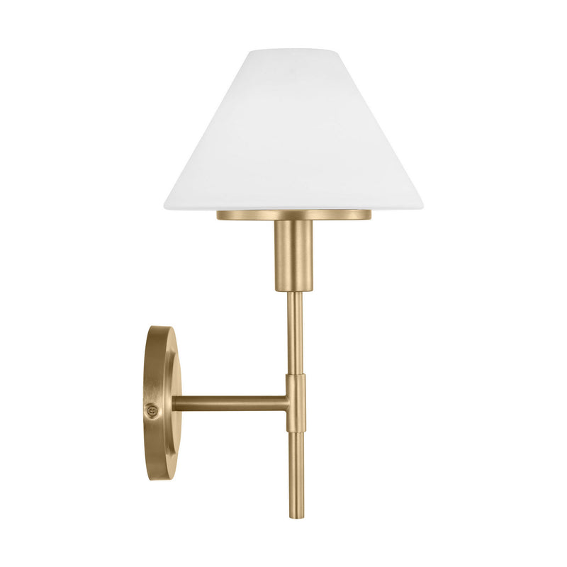 Wall Sconce<br /><span style="color:#4AB0CE;">Entrega: 4-10 dias en USA</span><br /><span style="color:#4AB0CE;font-size:60%;">PREGUNTE POR ENTREGA EN PANAMA</span><br />Collection: Mendota<br />Finish: Satin Brass