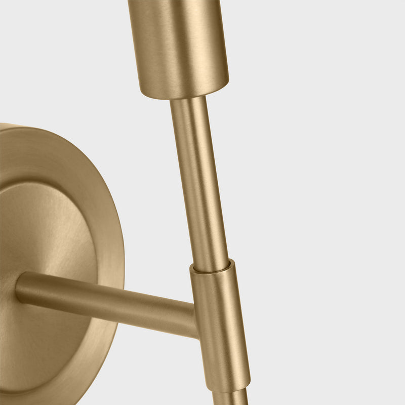 Wall Sconce<br /><span style="color:#4AB0CE;">Entrega: 4-10 dias en USA</span><br /><span style="color:#4AB0CE;font-size:60%;">PREGUNTE POR ENTREGA EN PANAMA</span><br />Collection: Mendota<br />Finish: Satin Brass
