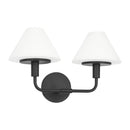 Wall Sconce<br /><span style="color:#4AB0CE;">Entrega: 4-10 dias en USA</span><br /><span style="color:#4AB0CE;font-size:60%;">PREGUNTE POR ENTREGA EN PANAMA</span><br />Collection: Mendota<br />Finish: Midnight Black