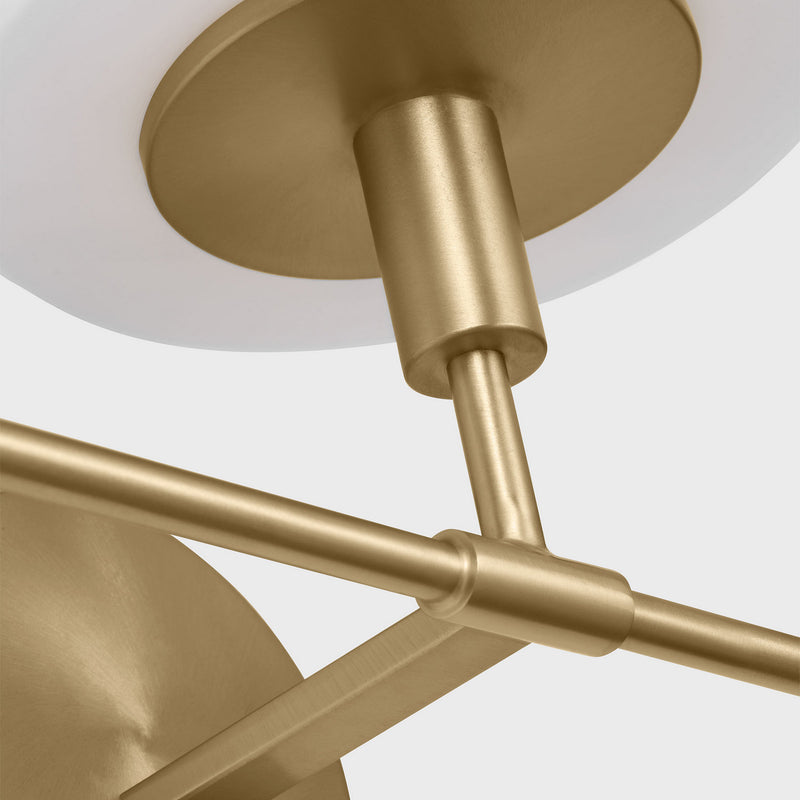 Generation Lighting - GLW1033SB - Wall Sconce - Mendota - Satin Brass