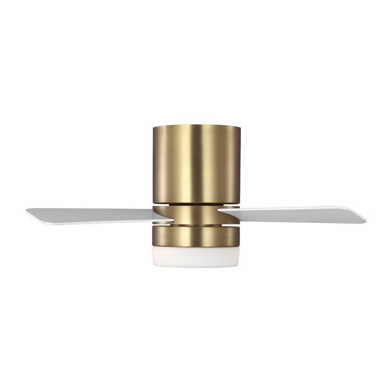 32"Ceiling Fan<br /><span style="color:#4AB0CE;">Entrega: 4-10 dias en USA</span><br /><span style="color:#4AB0CE;font-size:60%;">PREGUNTE POR ENTREGA EN PANAMA</span><br />Collection: Era 32 Hugger LED<br />Finish: Burnished Brass