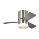 32"Ceiling Fan<br /><span style="color:#4AB0CE;">Entrega: 4-10 dias en USA</span><br /><span style="color:#4AB0CE;font-size:60%;">PREGUNTE POR ENTREGA EN PANAMA</span><br />Collection: Era 32 Hugger LED<br />Finish: Brushed Nickel