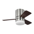 32"Ceiling Fan<br /><span style="color:#4AB0CE;">Entrega: 4-10 dias en USA</span><br /><span style="color:#4AB0CE;font-size:60%;">PREGUNTE POR ENTREGA EN PANAMA</span><br />Collection: Era 32 Hugger LED<br />Finish: Brushed Nickel
