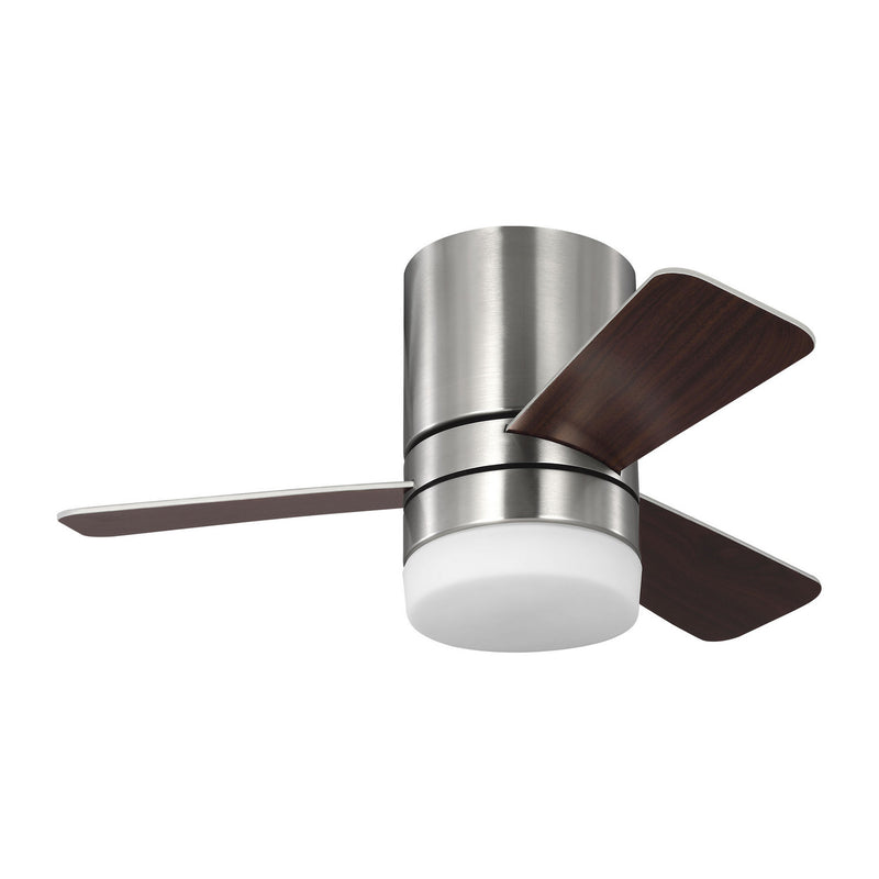 32"Ceiling Fan<br /><span style="color:#4AB0CE;">Entrega: 4-10 dias en USA</span><br /><span style="color:#4AB0CE;font-size:60%;">PREGUNTE POR ENTREGA EN PANAMA</span><br />Collection: Era 32 Hugger LED<br />Finish: Brushed Nickel