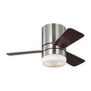 32"Ceiling Fan<br /><span style="color:#4AB0CE;">Entrega: 4-10 dias en USA</span><br /><span style="color:#4AB0CE;font-size:60%;">PREGUNTE POR ENTREGA EN PANAMA</span><br />Collection: Era 32 Hugger LED<br />Finish: Brushed Nickel