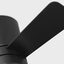 Generation Lighting - 3ERHR32MBKD - 32"Ceiling Fan - Era 32 Hugger LED - Midnight Black