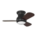 32"Ceiling Fan<br /><span style="color:#4AB0CE;">Entrega: 4-10 dias en USA</span><br /><span style="color:#4AB0CE;font-size:60%;">PREGUNTE POR ENTREGA EN PANAMA</span><br />Collection: Orbis 32 Hugger LED<br />Finish: Midnight Black