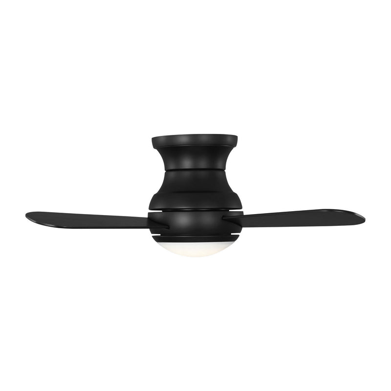 32"Ceiling Fan<br /><span style="color:#4AB0CE;">Entrega: 4-10 dias en USA</span><br /><span style="color:#4AB0CE;font-size:60%;">PREGUNTE POR ENTREGA EN PANAMA</span><br />Collection: Orbis 32 Hugger LED<br />Finish: Midnight Black